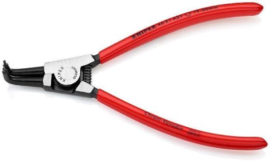 Knipex 46 21 A21 Circlip Pliers External 90° Bent Tip 19 - 60mm A21
