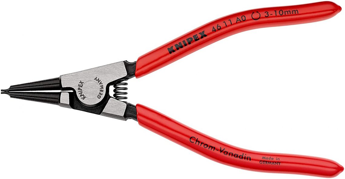 Knipex 46 11 A1 Circlip Pliers External Straight 10 25mm A1 PrimeTools