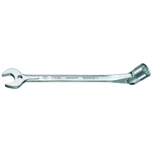 Gedore 534 Metric Combination Swivel Head Spanner Socket Wrench 18mm