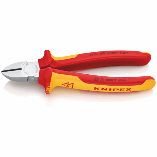 Knipex 70 06 180 VDE Diagonal Side Cutter Pliers 180mm