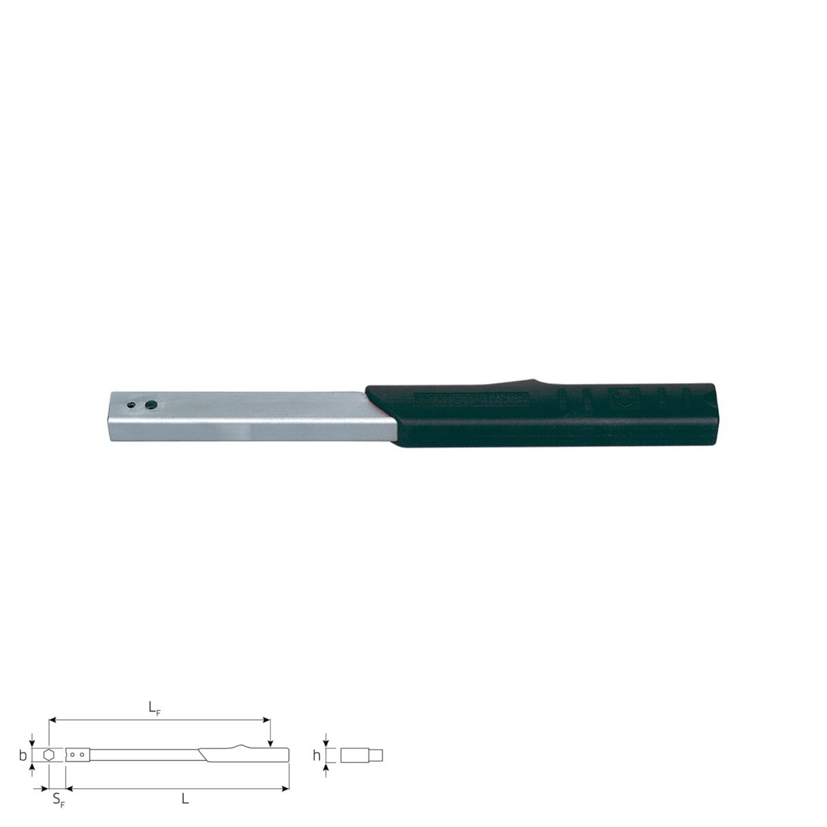 Stahlwille 755/10 MANOSKOP® Torque Wrench With Mount For Insert Tools (9x12mm) 20-100Nm / 15-74 ft.lb