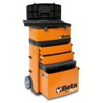 Beta C41H Two - Module Tool Trolley Cabinet Orange