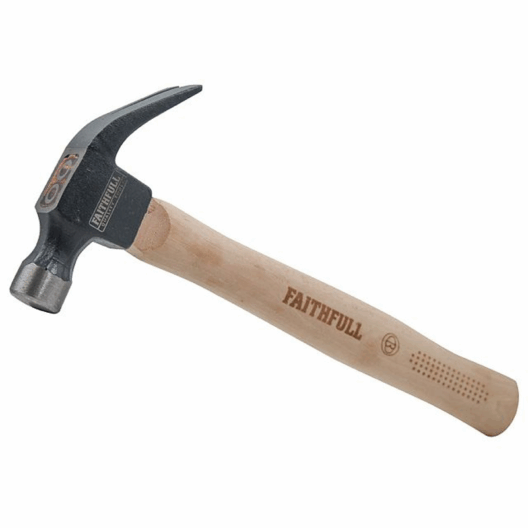 Faithfull FAICAH20 Claw Hammer Hickory Shaft 567g (20oz)