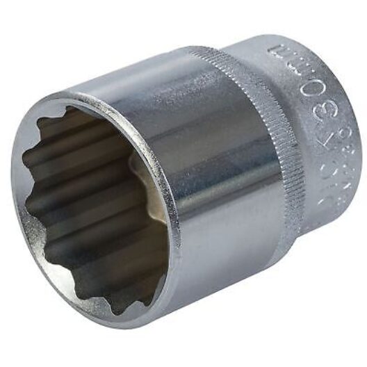 King Dick HSW212 1/2" Drive Bi-Hexagon (12 Point) Socket 3/4" BSW Whitworth