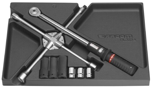 Facom MOD.208 1/2" Drive Wheel Nut Tigheting Set Supplied in Plastic Module Tray