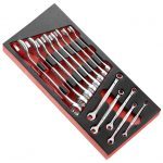 Facom MODM.440-4 13 Piece Imperial Combination Spanner Set Supplied in Foam Module Tray 1/4"-15/16" AF