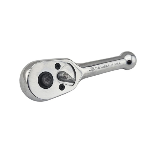 Britool Hallmark SRCOMP 1/4" Drive Stubby Quick Release Ratchet 89mm Long