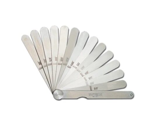 Starrett 467M Thickness (Feeler) Gauge 13 Piece Set 0.04-5mm