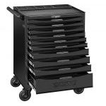 Teng TCW810NBK 10 Drawer Mobile Roller Cabinet In Black