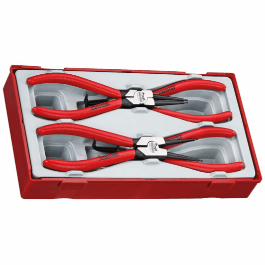 Teng TT474-7 4 piece 7" Circlip Plier Set In Toolbox Module Tray