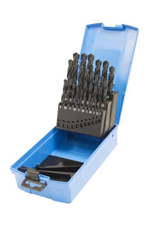 PRESTO 25 Piece High Speed Steel Drill Bit Set 1 - 13mm x 0.5mm In Index Case