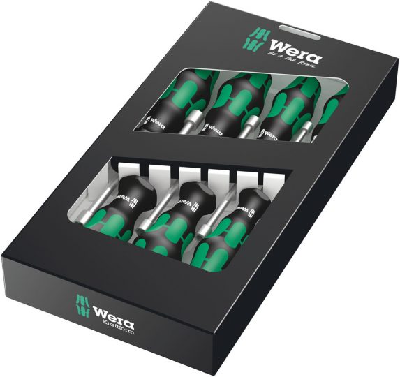 Wera 029510 7 Piece Kraftform Plus 395HO/7 SM Nut Spinner Set 513mm
