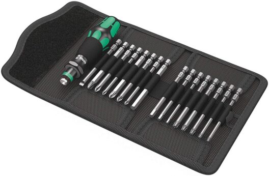Wera 059295 Kraftform Kompakt 17 Piece Interchangeable Screwdriver Bit Set