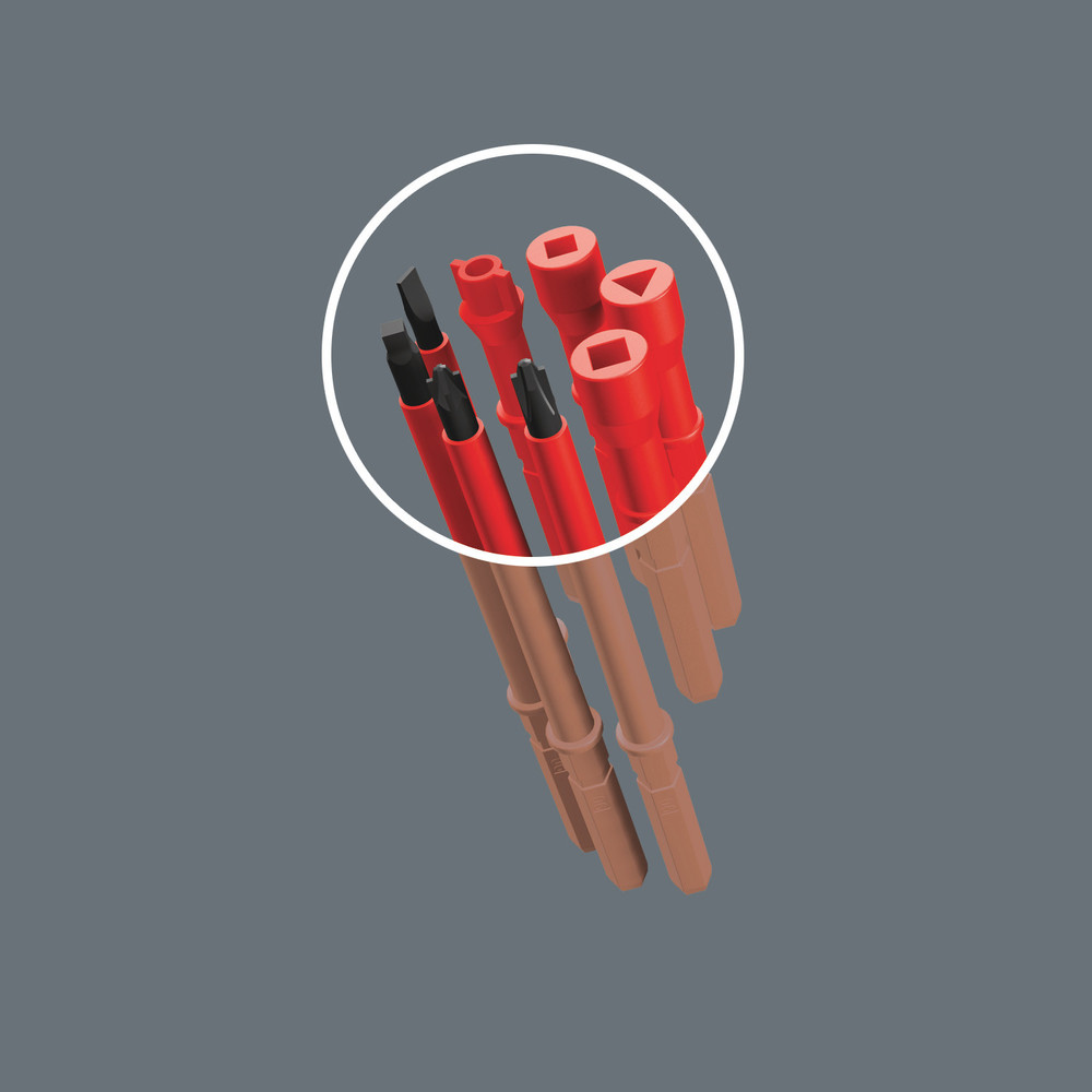 Wera 003471 Kraftform Kompakt 18 Piece Insulated VDE Interchangeable