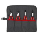 Knipex 00 19 56 4 Piece Circlip Pliers Set in Roll