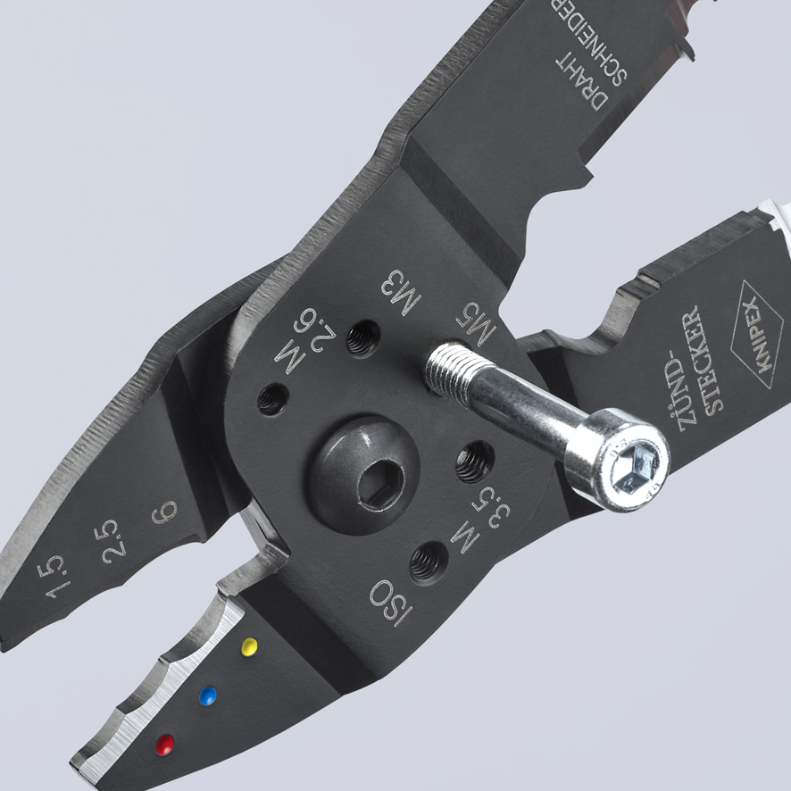 Knipex 97 21 215 Crimping Pliers for Insulated Terminals & Plug