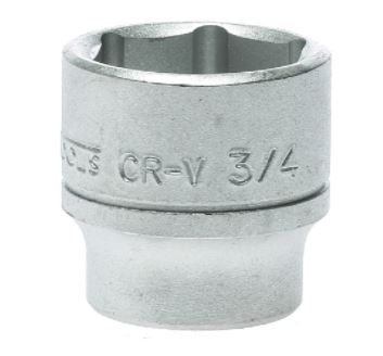 Teng M380124-C 3/8" Drive Regular 6 Point Socket 3/4" AF