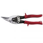 Teng 492W 10" High Leverage Straight/Left Tin Snips - Red