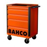 Bahco 1472K5 E72 5 Drawer 26" Mobile Roller Cabinet Orange