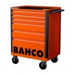 Bahco 1472K6 E72 6 Drawer 26" Mobile Roller Cabinet Orange