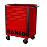 Bahco 1472K7RED E72 7 Drawer 26" Mobile Roller Cabinet Red