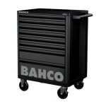 Bahco 1472K8BLACK E72 8 Drawer 26" Mobile Roller Cabinet Black