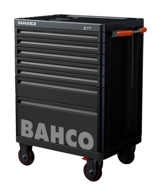 Bahco 1477K7BLACK E77 ‘Premium’ 7 26" Drawer Mobile Roller Cabinet Black