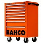 Bahco 1475K8 C75 Classic 8 Drawer 26" Mobile Roller Cabinet Orange