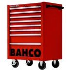 Bahco 1475K8RED C75 Classic 8 Drawer 26" Mobile Roller Cabinet Red