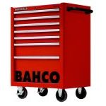 Bahco 1475K7RED C75 Classic 7 Drawer 26" Mobile Roller Cabinet Red