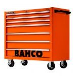 Bahco 1475KXL7 C75 40" 7 Drawer Mobile Roller Cabinet Orange
