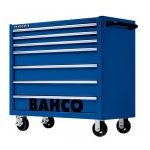 Bahco 1475KXL7BLUE C75 40" 7 Drawer Mobile Roller Cabinet Blue