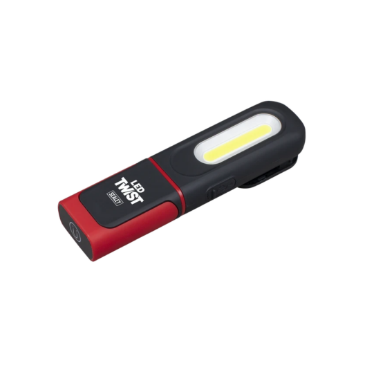 Sealey LED317 Rechargeable 3W COB + 3W LED Inspection Lamp Magnetic Base