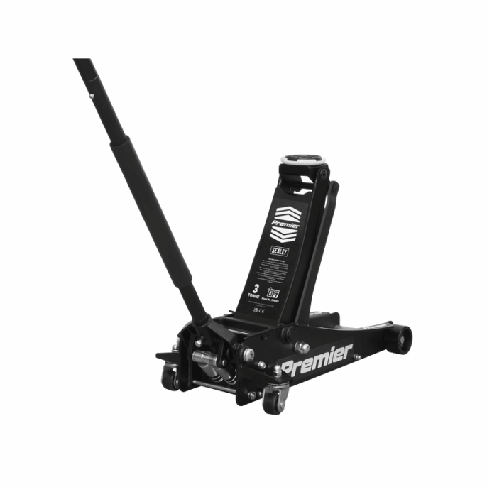 Sealey Tools 3040AB 3 Tonne Professional Rocket Lift Trolley Jack - Black