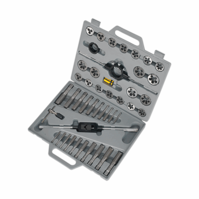 Sealey AK303 45 Piece Tap and Die Set M6-M24 Fine & Coarse Threads