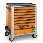 Beta C24SA/8 'Orange' 8 Drawer Mobile Roller Cabinet With Anti-Tilt System