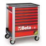 Beta C24SA/8 'Red' 8 Drawer Mobile Roller Cabinet With Anti-Tilt System