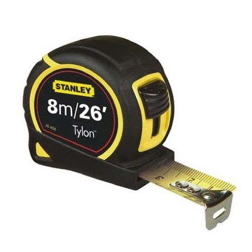 Stanley 030656 Tylon BiMaterial Tape Measure 8m / 26ft PrimeTools