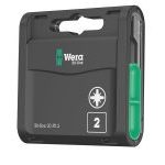 Wera 057760 Universal Pozi Bit-Box Screwdriver Bits PZ2 (x20)