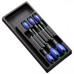 Expert by Facom E194941 6 Piece. Screwdriver Set In Module For Tool Box