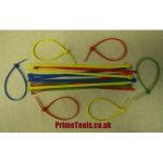 CABLE TIES 4.8 x 200mm ASSORTED COLOURS (Pack quantity 200)