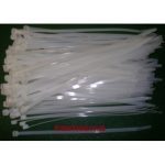 CABLE TIES 4.8mm x 200mm (WHITE) (Pack quantity 1000)