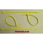 CABLE TIES 4.8 x 200mm - YELLOW (Pack quantity 200)