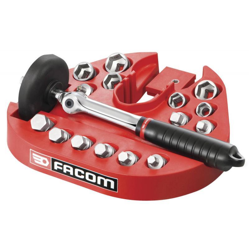 D.48KIT Oil Drain Wrench with 15 Sump Plug Sockets