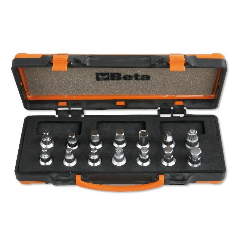 Beta 1494/C14A 14 Piece Oil Change Drain Plug Tool Set Supplied in Case