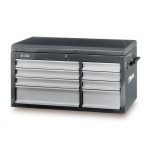 Beta C38T 8 Drawer Top Chest Cabinet In Grey