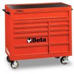 Beta C38 11 Drawer XL Mobile Roller Cabinet - Red