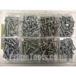 ASSD.SELF TAPPING SCREWS - SLOTTED - Nos 8 - 12