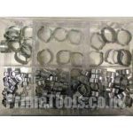ASSORTED "O" CLIPS (2 Ear Crimp Pipe Clips)