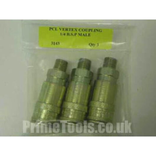 PCL AIRFLOW AIRLINE COUPLINGS - 1/4" BSP MALE